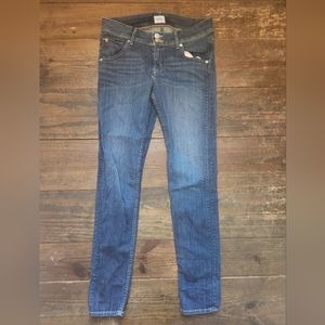 Hudson size 29 skinny jeans. Mid rise. Medium wash